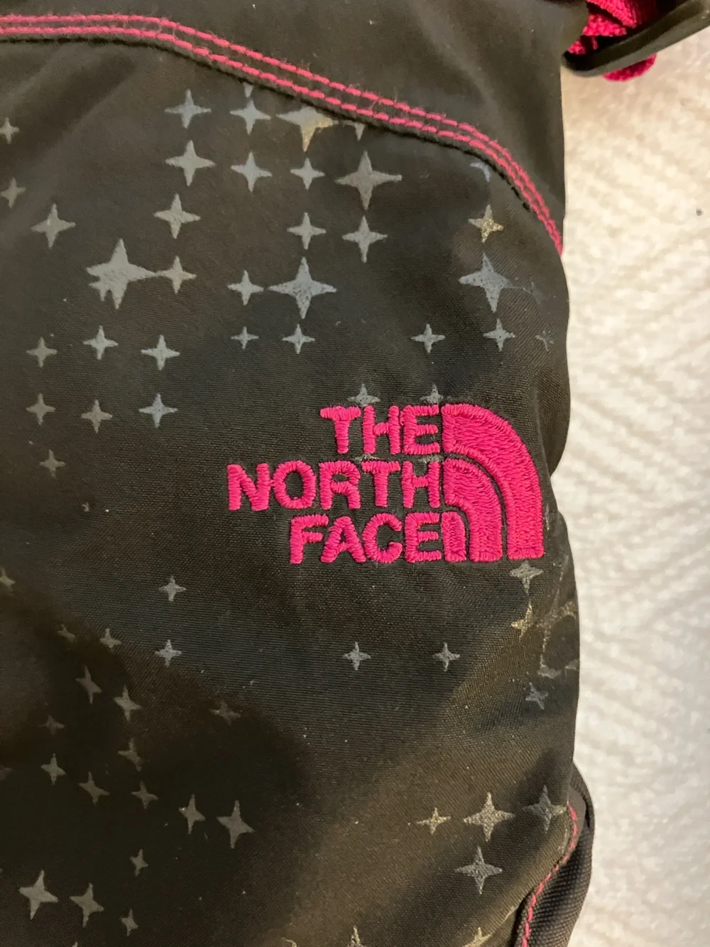 The North Face Black & Hot Pink Mittens